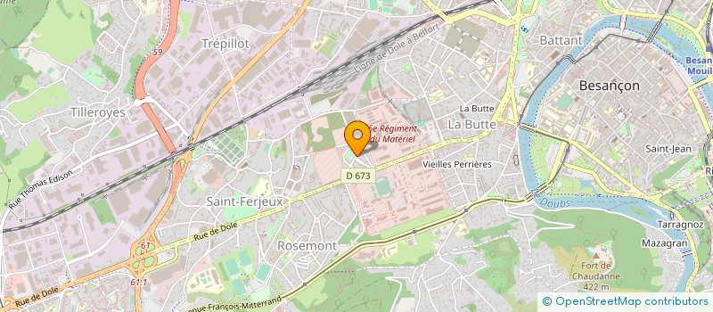 localisation de l'entreprise MADAME ALEXANDRA BERNARDO  BESANCON