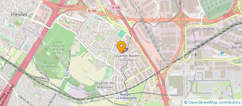 localisation de l'entreprise MADAME ALEXANDRA BERTI  RUNGIS