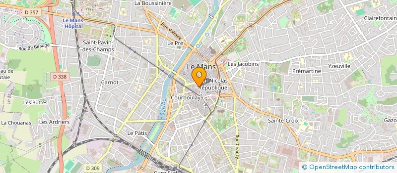 localisation de l'entreprise MADAME ALEXANDRA BERTRON  LE MANS