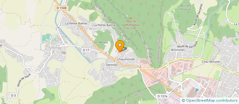 localisation de l'entreprise MADAME ALEXANDRA BIDAN  SILLINGY