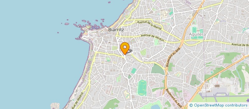localisation de l'entreprise MADAME ALEXANDRA BIDART à BIARRITZ