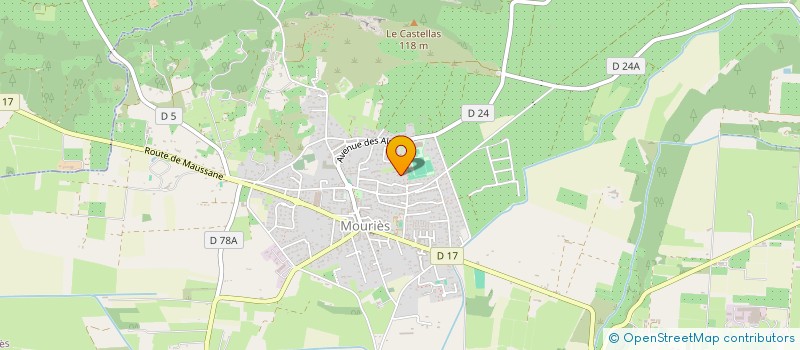 localisation de l'entreprise MADAME ALEXANDRA BIDON  MOURIES