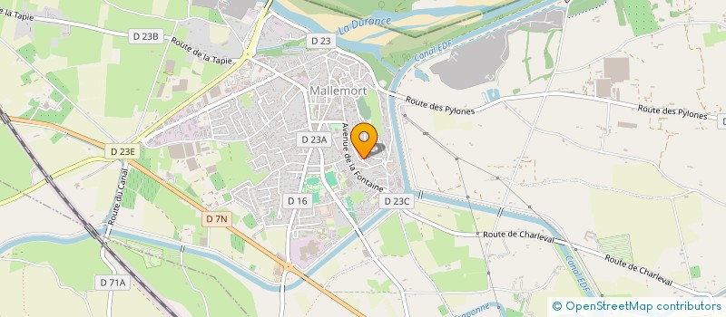 localisation de l'entreprise MADAME ALEXANDRA BIGGI  MALLEMORT