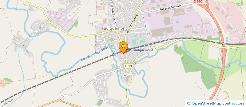 localisation de l'entreprise MADAME ALEXANDRA BIRHANS  FAULQUEMONT