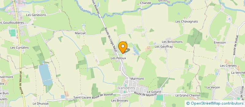 localisation de l'entreprise MADAME ALEXANDRA BLAIN  VANDEINS