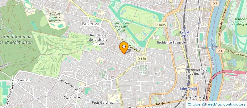 localisation de l'entreprise MADAME ALEXANDRA BLOCH LAINE à GARCHES