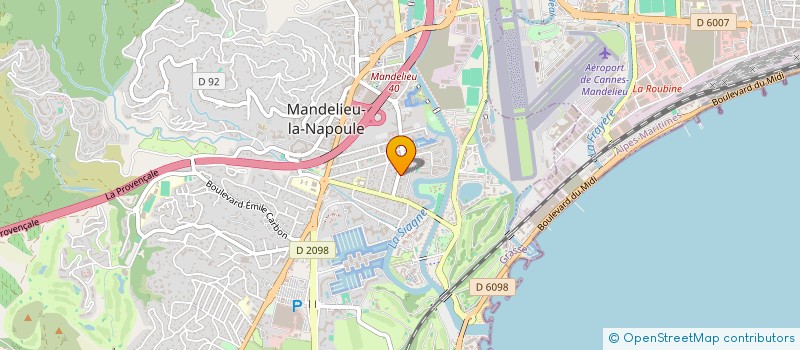 localisation de l'entreprise MADAME ALEXANDRA BOIRE à MANDELIEU-LA-NAPOULE