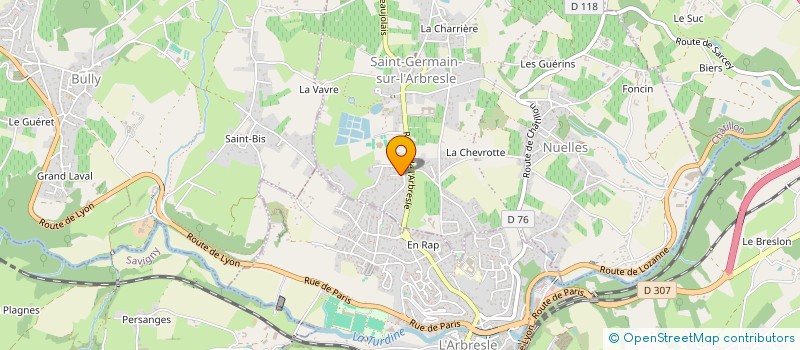 localisation de l'entreprise MADAME ALEXANDRA BOISLEME  SAINT-GERMAIN-NUELLES