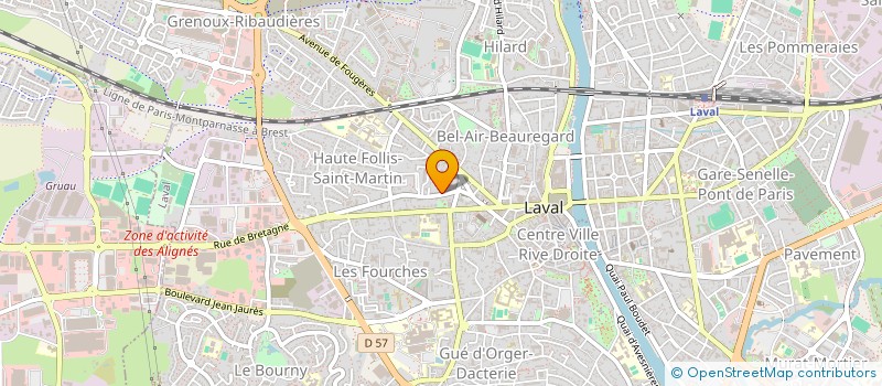 localisation de l'entreprise MADAME ALEXANDRA BOISRAME à LAVAL