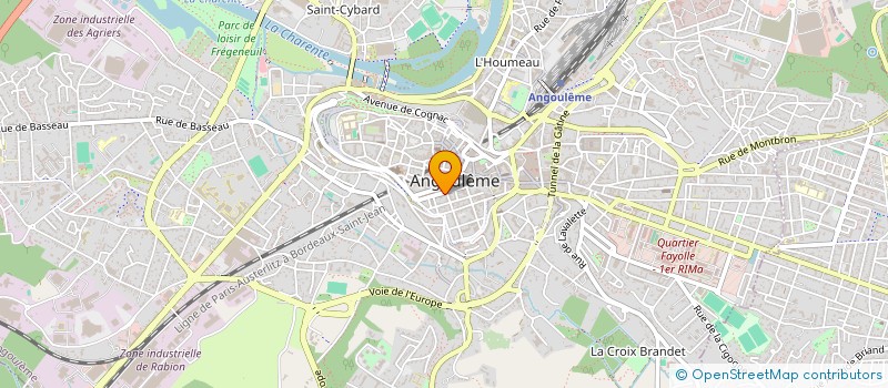 localisation de l'entreprise MADAME ALEXANDRA BONNIOL à ANGOULEME