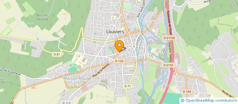 localisation de l'entreprise MADAME ALEXANDRA BORDEAUX à LOUVIERS