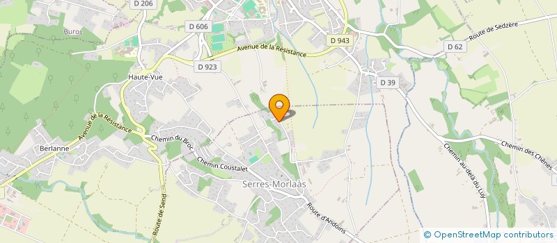 localisation de l'entreprise MADAME ALEXANDRA BORDES  SERRES-MORLAAS