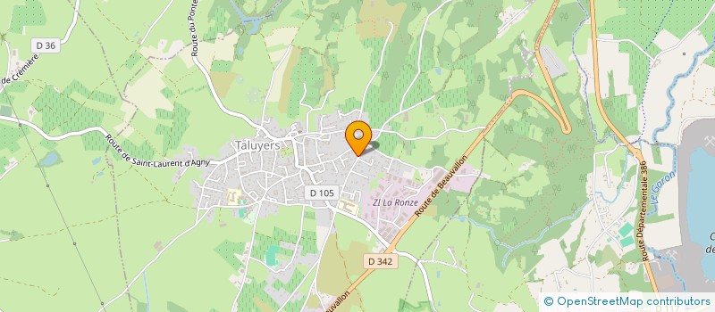 localisation de l'entreprise MADAME ALEXANDRA BOSC  TALUYERS