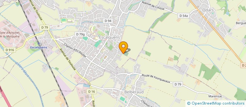localisation de l'entreprise MADAME ALEXANDRA BOSC  ESCALQUENS