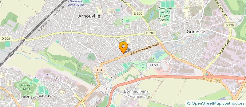 localisation de l'entreprise MADAME ALEXANDRA BOTNARI à ARNOUVILLE