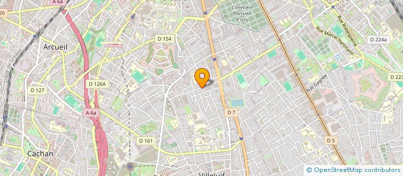 localisation de l'entreprise MADAME ALEXANDRA BOUILLON  VILLEJUIF