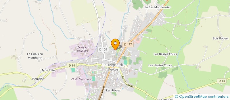 localisation de l'entreprise MADAME ALEXANDRA BOULLIER  LOUVIGNE-DU-DESERT