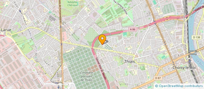 localisation de l'entreprise MADAME ALEXANDRA BOUR  THIAIS