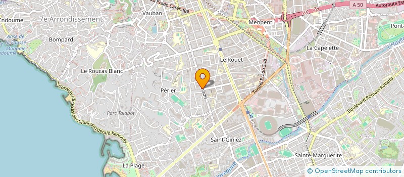 localisation de l'entreprise MADAME ALEXANDRA BOURGAREL à MARSEILLE