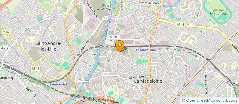 localisation de l'entreprise MADAME ALEXANDRA BOURGEON  AUBIERE