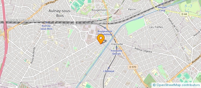 localisation de l'entreprise MADAME ALEXANDRA BOURNEY à AULNAY SOUS BOIS