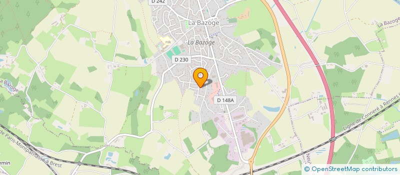 localisation de l'entreprise MADAME ALEXANDRA BOURON  LA BAZOGE