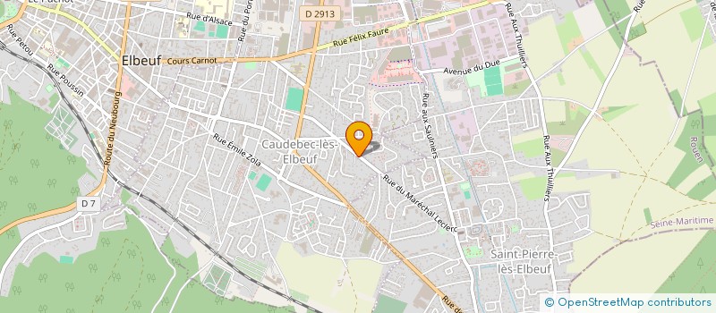 localisation de l'entreprise MADAME ALEXANDRA BOURRIER  CAUDEBEC-LES-ELBEUF