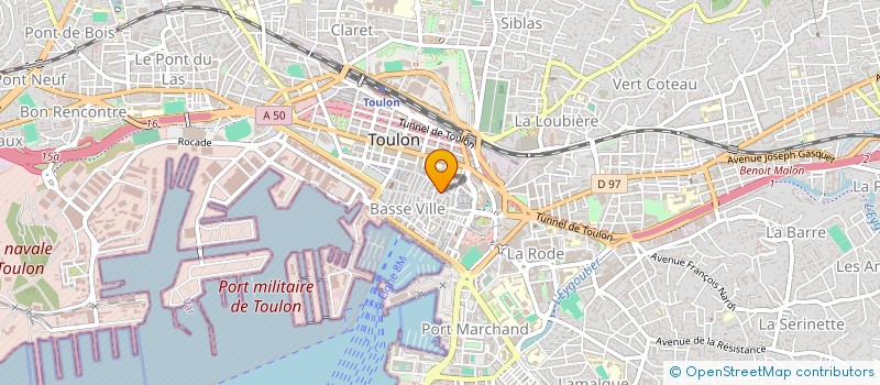 localisation de l'entreprise MADAME ALEXANDRA BOYER  TOULON