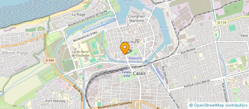 localisation de l'entreprise MADAME ALEXANDRA BRACHET  CALAIS