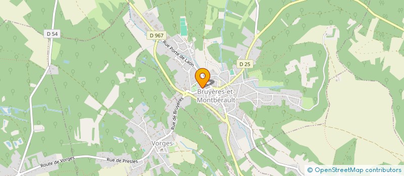 localisation de l'entreprise MADAME ALEXANDRA BRANCOURT  BRUYERES-ET-MONTBERAULT