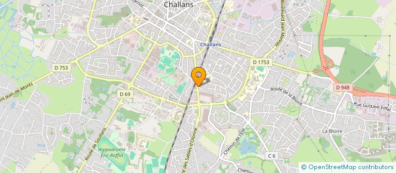 localisation de l'entreprise MADAME ALEXANDRA BRAUD à CHALLANS