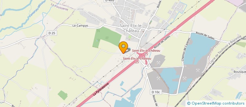 localisation de l'entreprise MADAME ALEXANDRA BRIE  SAINT-ELIX-LE-CHATEAU