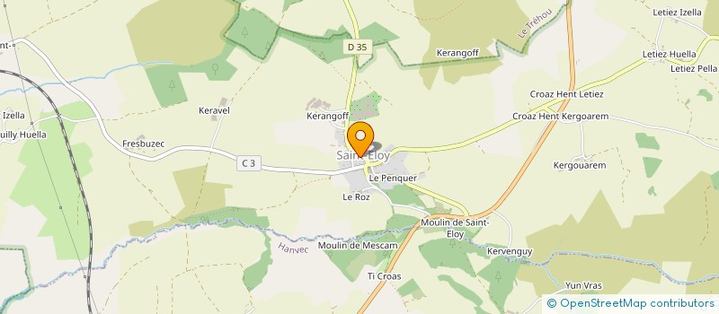 localisation de l'entreprise MADAME ALEXANDRA BRIEND  SAINT-ELOY