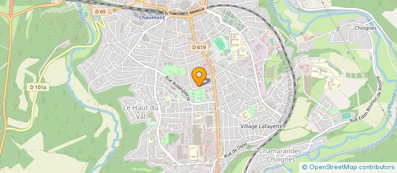 localisation de l'entreprise MADAME ALEXANDRA BRIGAND à CHAUMONT