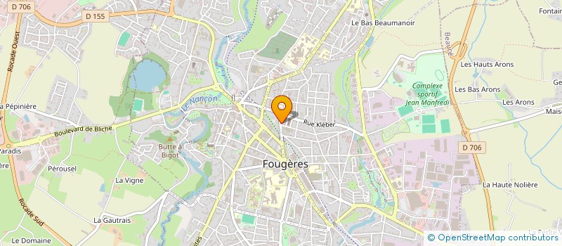 localisation de l'entreprise MADAME ALEXANDRA BRISSIER  FOUGERES
