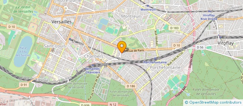 localisation de l'entreprise MADAME ALEXANDRA BRODIE à VERSAILLES