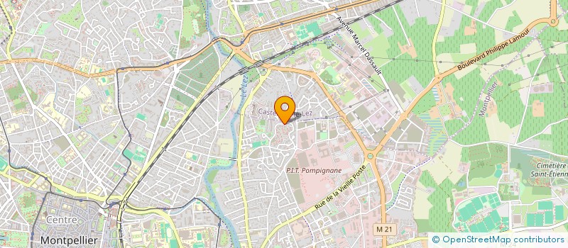localisation de l'entreprise MADAME ALEXANDRA BRUGUES à MONTPELLIER
