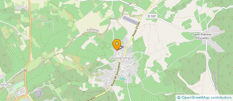 localisation de l'entreprise MADAME ALEXANDRA BRUNO  SOUVIGNARGUES