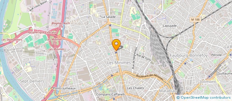 localisation de l'entreprise MADAME ALEXANDRA BUSIER à TOULOUSE