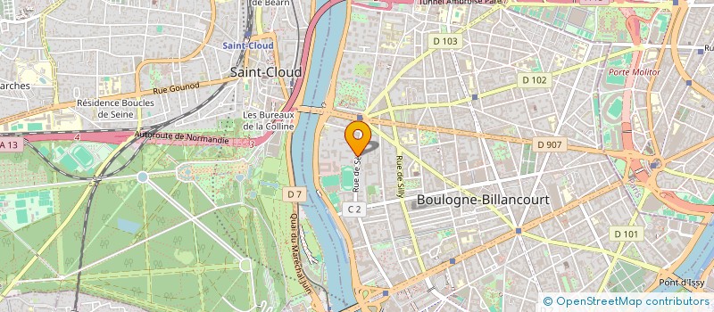 localisation de l'entreprise MADAME ALEXANDRA BYGOUM  BOULOGNE-BILLANCOURT