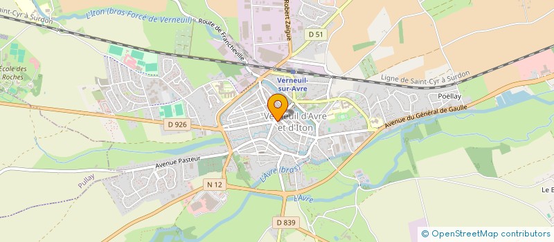 localisation de l'entreprise MADAME ALEXANDRA CADIO  VERNEUIL D'AVRE ET D'ITON