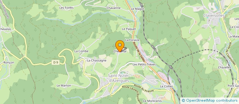 localisation de l'entreprise MADAME ALEXANDRA CADORIN à SAINT-NIZIER-D'AZERGUES