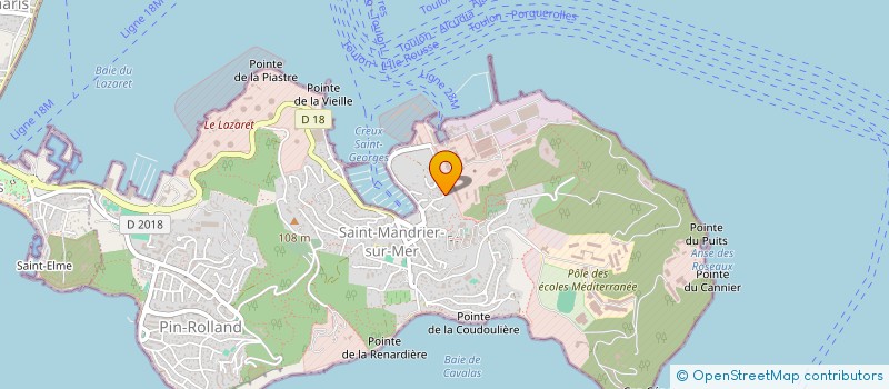 localisation de l'entreprise MADAME ALEXANDRA CALLEJA  SAINT-MANDRIER-SUR-MER