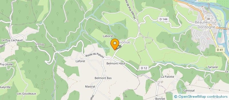 localisation de l'entreprise MADAME ALEXANDRA CALOR  BEAULIEU-SUR-DORDOGNE