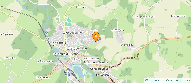 localisation de l'entreprise MADAME ALEXANDRA CAMPOS  TOUCY