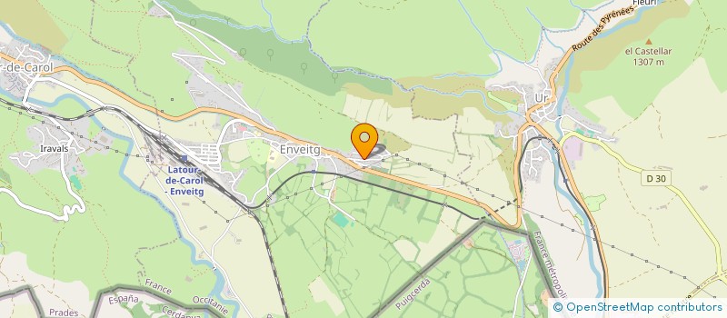 localisation de l'entreprise MADAME ALEXANDRA CANALS DE LA VEGA  ENVEITG