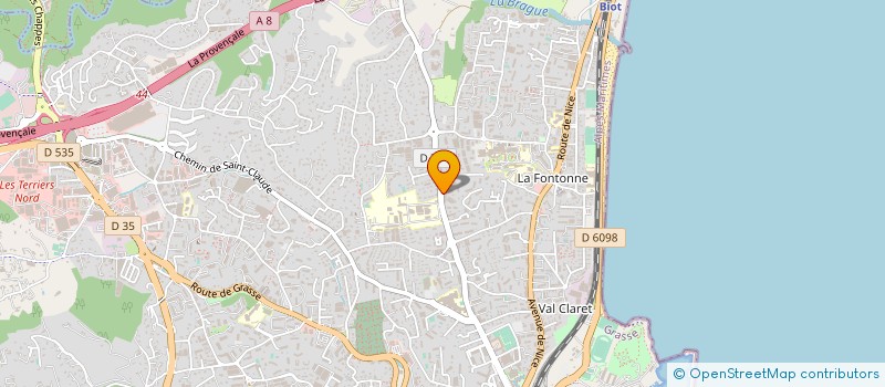 localisation de l'entreprise MADAME ALEXANDRA CANOT à ANTIBES