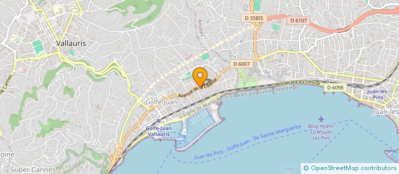 localisation de l'entreprise MADAME ALEXANDRA CAPPELLO  VALLAURIS