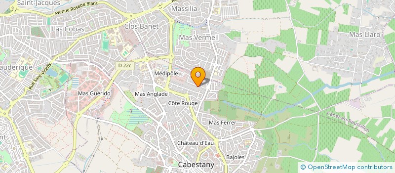 localisation de l'entreprise MADAME ALEXANDRA CAPPONI  CABESTANY