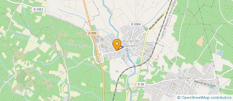 localisation de l'entreprise MADAME ALEXANDRA CARDOSO à LIEURAN-LES-BEZIERS